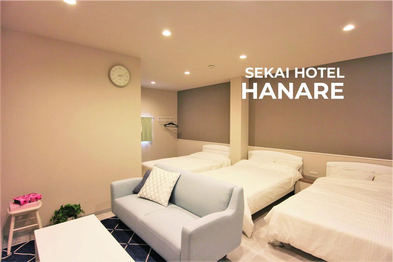 Sekai Hotel Mangetsu Ósaka Exteriér fotografie